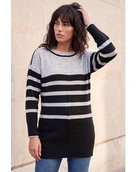 Roman - Longline Stripe Tunic Jumper - Lyst