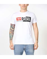 DIESEL - Diego Cuty T-Shirt Cotton - Lyst