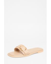 Quiz - Buckle Flat Sandals - Lyst