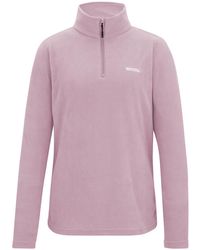 Regatta - Great Outdoors /Ladies Sweetheart 1/4 Zip Fleece Top (Powder Lilac) - Lyst