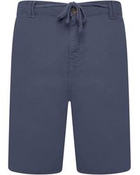KAM Jeanswear - Kam Cotton Linen Shorts Plus Size Big & Tall - Lyst