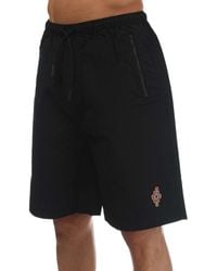 Marcelo Burlon - Sunset Cross Nylon Broek In Zwart Rood - Lyst