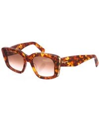 Ferragamo - Square Shaped Acetate Sunglasses Sf1024S - Lyst