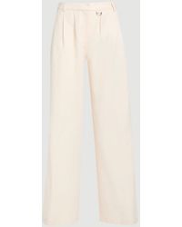Karen Millen - Tencel Blend Tailored Wide Leg Trouser - Lyst