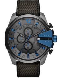 DIESEL - Dz4500 Mega Chief Chronograph Quartz Dark Dial Watch - Lyst