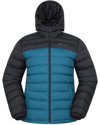 Mountain Warehouse - 'Season' Padded Jacket With Side Pockets Water Resistant Warm Coat Polyamide - Lyst