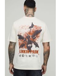 BoohooMAN - Tall Oversized Linkin Park License Print T-Shirt - Lyst