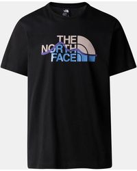 The North Face - Mountain Line T-Shirt - Lyst