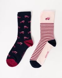 Joules - Everyday 2 Pack Socks - Lyst