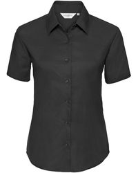 Russell - Collection Ladies/ Short Sleeve Easy Care Oxford Shirt - Lyst