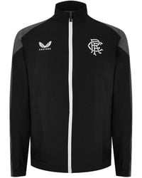 Castore - Rangers Fc Mock Neck Relaxed Fit Track Jacket - Lyst
