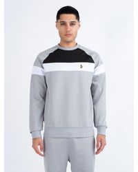 Luke 1977 - Adam 3 Panelled Sweatshirt - Lyst