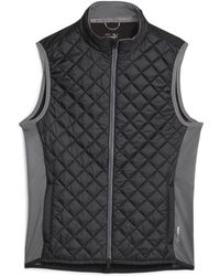 PUMA - Golf Frost Quilted Vest - Lyst