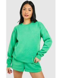 Boohoo - Petite Dsgn Studio Short Tracksuit - Lyst