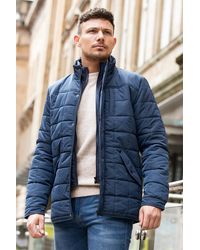 Kensington Eastside - Square Padded Funnel Neck Jacket - Lyst