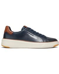 Cole Haan - Grandpro Luxe Mile Trainer Leather Sneakers - Lyst