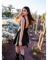 Pink Vanilla - Bow Back Mini Dress - Lyst