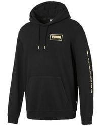 PUMA - Holiday Pack Long Sleeve Pullover Hoodie 581765 01 Cotton - Lyst