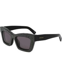 Ferragamo - Sf2045Sr 52 5217001 Sunglasses - Lyst