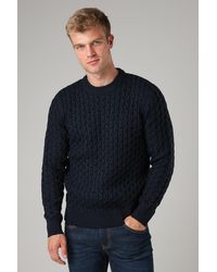Tokyo Laundry - Dark Crew Neck Wool Blend Jumper - Lyst