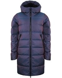 Under Armour - Coldgear Iridescent Parka Hooded Coat 1365812 422 Nylon - Lyst
