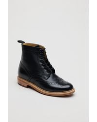 Chapman & Moore - Walter Brogue Leather Boots - Lyst