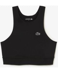 Lacoste - Quick-dry Recycled Polyamide Stretch Bra - Lyst