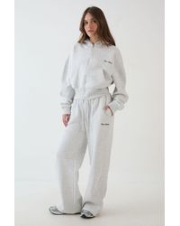 DSGN Studio - Deep Hem Boxy Crop Zip Through Hooded Tracksuit - Lyst