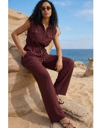Roman - Crepe Elasticated Waist Trouser - Lyst