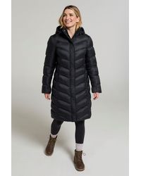 Mountain Warehouse - 'Alexa' Padded Jacket Water Resistant Warm Winter Hooded Coat Polyamide - Lyst