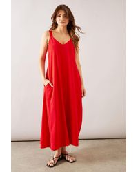 Wallis - Woven Cami Swing Midaxi Dress - Lyst