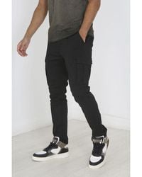 Brave Soul - 'Clarkson' Cargo Style Chino Trousers - Lyst