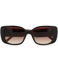 Karen Millen - Km5047 Sunglasses Ladies 020Blk - Lyst