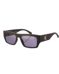 Calvin Klein - Acetate Sunglasses With Rectangular Shape Ckj22635S - Lyst