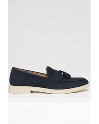 Threadbare - Faux Suede Tassel Loafers - Lyst