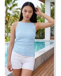 D.u.s.k - Textured Ruched Top - Lyst