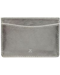 NiNa Amora - 'Annalisa' Metallic Leather Card Holder - Lyst