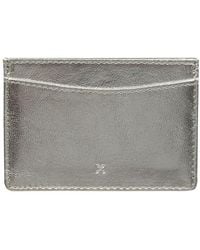 NiNa Amora - 'Annalisa' Metallic Leather Card Holder - Lyst