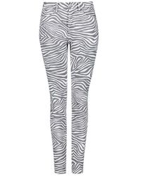 NYDJ - Ami Skinny Jeans Print Premium Denim | Kenya Zebra - Lyst