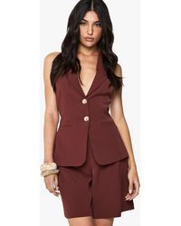 Boohoo - Tailored Woven Bermuda Shorts - Lyst