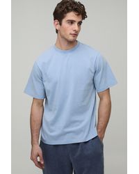 BoohooMAN - Essential Washed Boxy Heavyweight T-Shirt - Lyst
