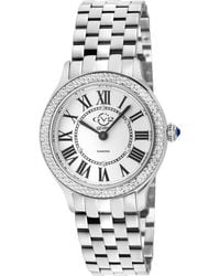 Gv2 - Milan Round Swiss Quartz Diamond Dial Bracelet Watch, 32 Mm - Lyst