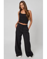 Urban Bliss - Taped Side Wide Leg Trouser - Lyst