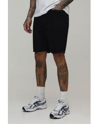 BoohooMAN - Tall Essential Slim Fit Denim Shorts - Lyst
