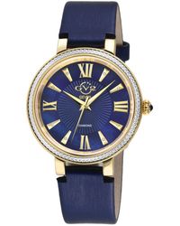 Gv2 - Genoa Swiss Quartz Mother Of Pearl Diamond Stainless Steel Watch - Lyst