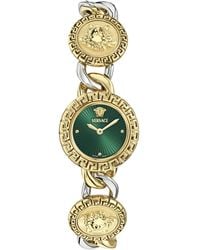 Versace - La Greca Stud Icon Watch Ve0Q00125 Stainless Steel - Lyst