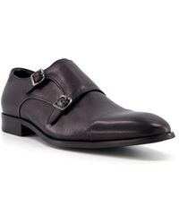 Dune - Wf Schemer Wide Fit Buckle Leather Shoes Leather - Lyst