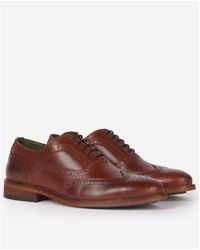 Barbour - Isham Oxford Brogue Shoes - Lyst