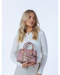 SVNX - Embroidered Floral Rounded Grab Bag - Lyst