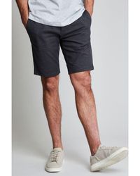 Threadbare - 'Astro' Luxe Cotton Check Slim Fit Chino Shorts With Stretch - Lyst